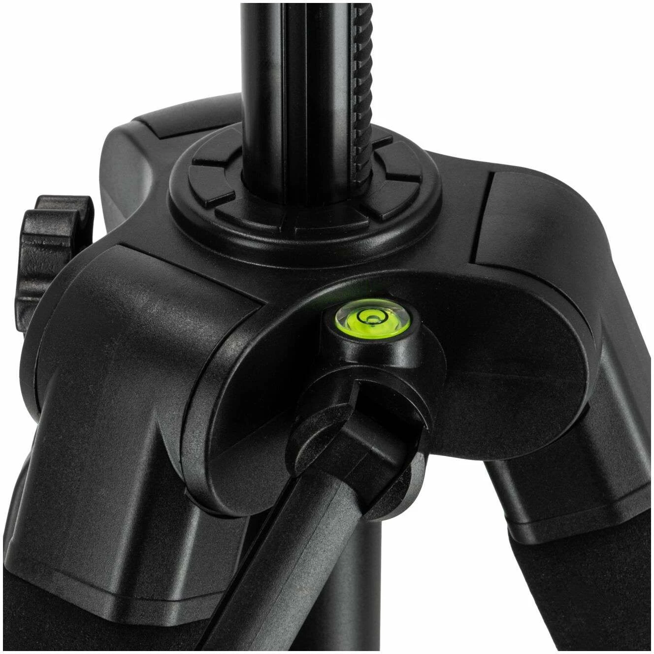 Tripod teleskopik për laser PROLINE 15159, 58-203 cm, 1/4\" + 5/8\" (me adapter), me mbajtëse telefoni