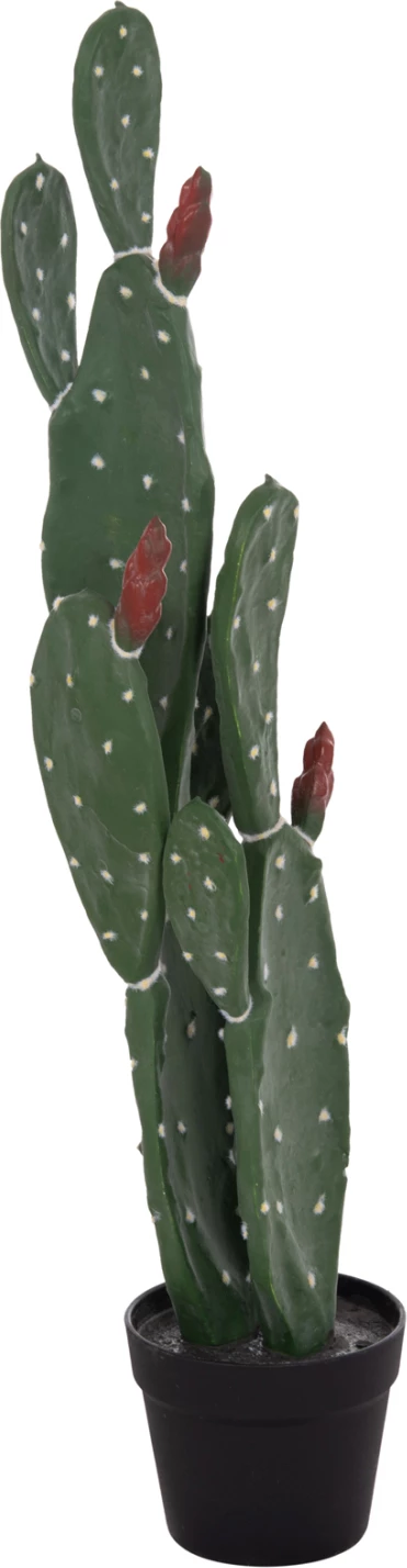 Bimë dekorative sintetike në vazo, kaktus, FH4748, 16x20x85cm