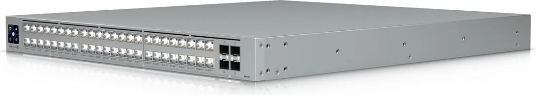 Switch Ubiquiti UniFi USW-PRO-XG-48-PoE, 48-port (32x10G + 16x2.5G), 4xSFP+, PoE+++ 1080W, rackmount, gri