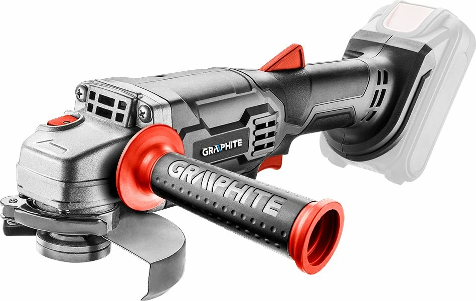 Flekser akumulator Graphite 58G003 18V 115 mm, pa bateri/pa karikues, zi/kuqe