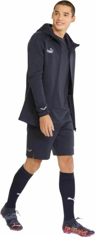 Duks me kapuç Puma për meshkuj, blu marin