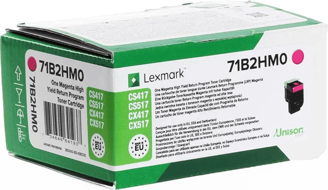 Toner Lexmark 71B2HM0 rendiment i lartë 3500 faqe magenta