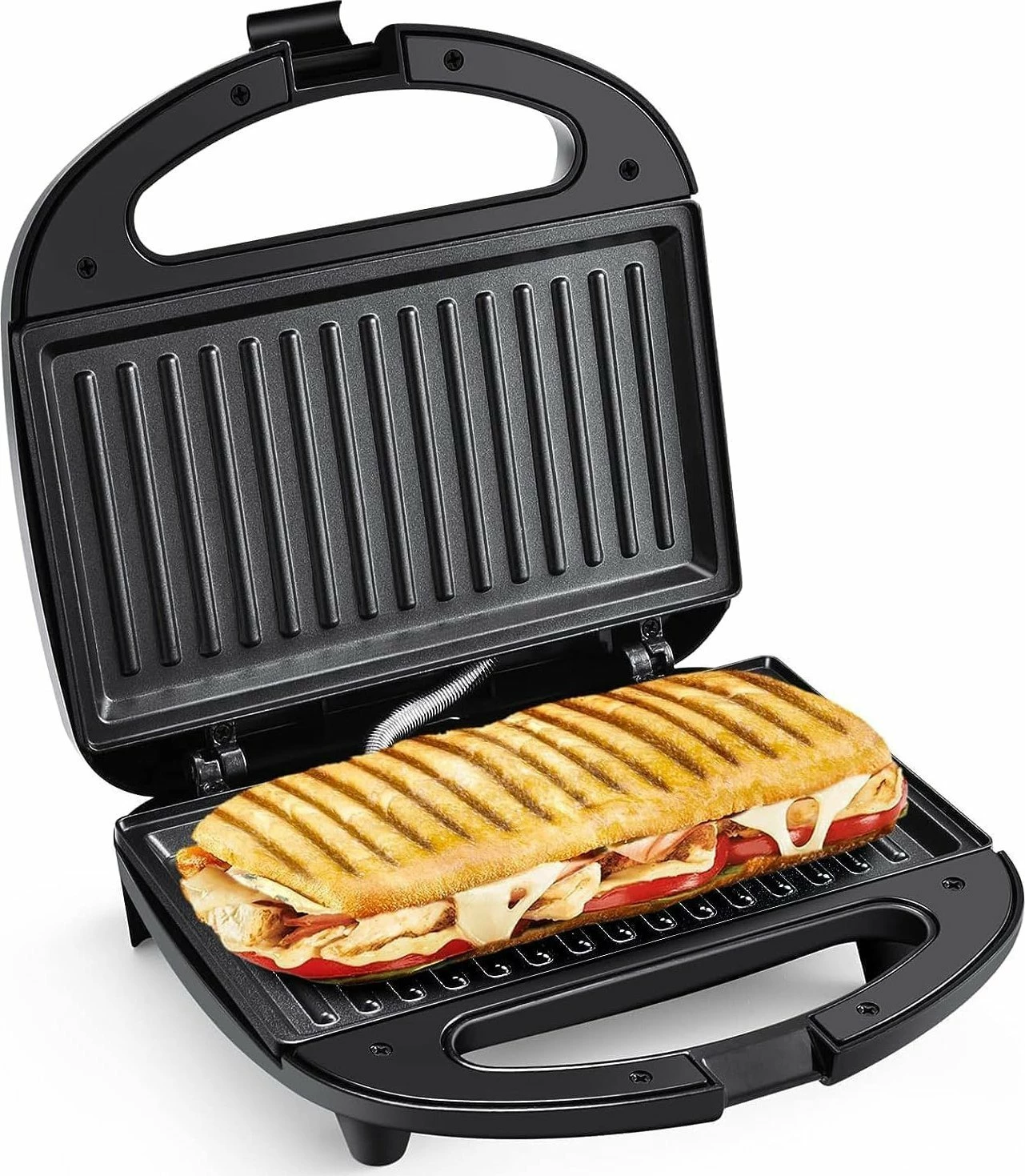Toster grill LTC LXOK1 750W, 2-në-1, 2 feta, i zi