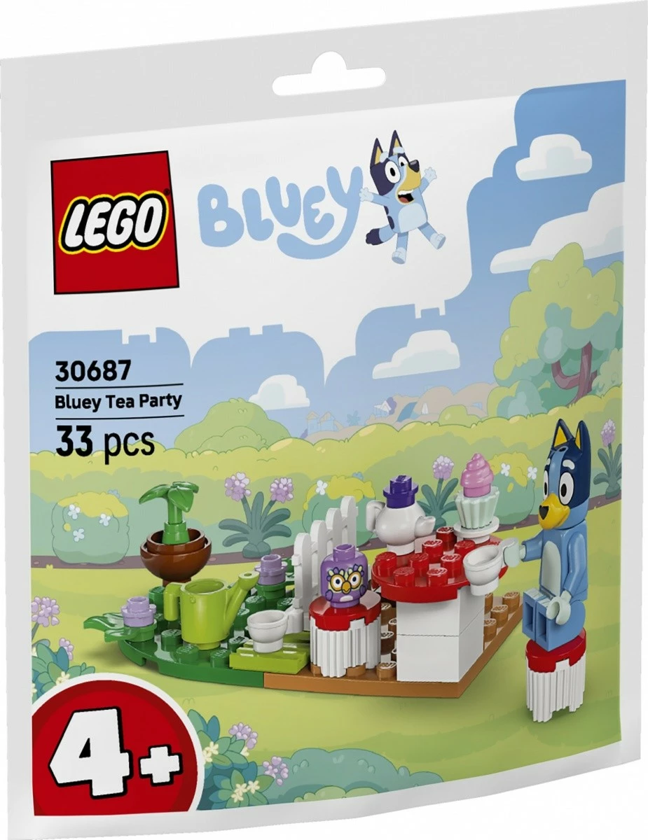 Set ndërtimi LEGO Bluey 30687 Bluey Tea Party, 33 copë, 4+, set i vogël