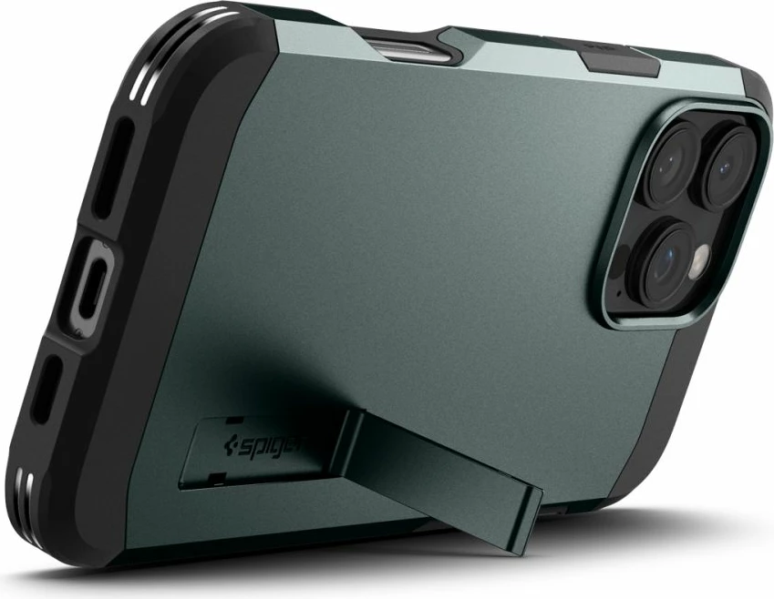 Mbështjellës Spigen Tough Armor Mag për iPhone 16 Pro, MagSafe, e gjelbërt