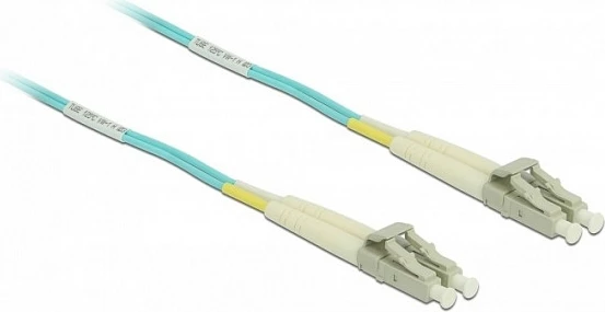 Kabllo fibër optike DeLOCK LC-LC OM3, 10 m, aqua