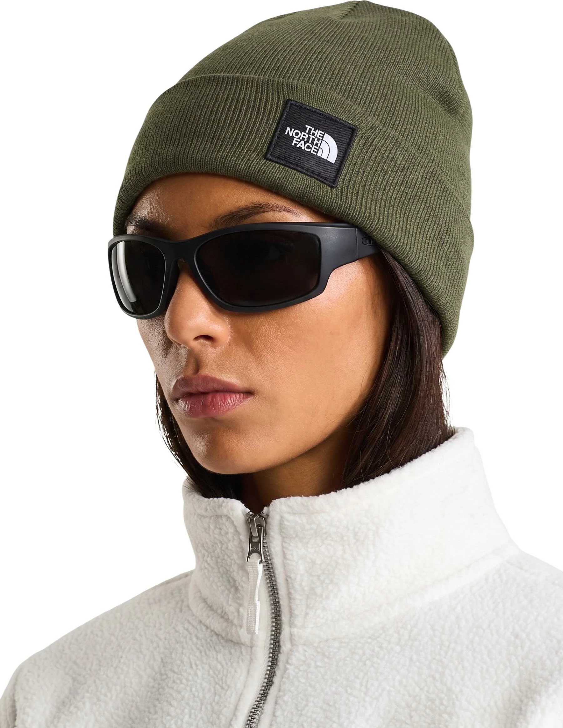 Kapelë beanie për meshkuj The North Face Dock Worker RCYCLD BNE, e gjelbër ulliri