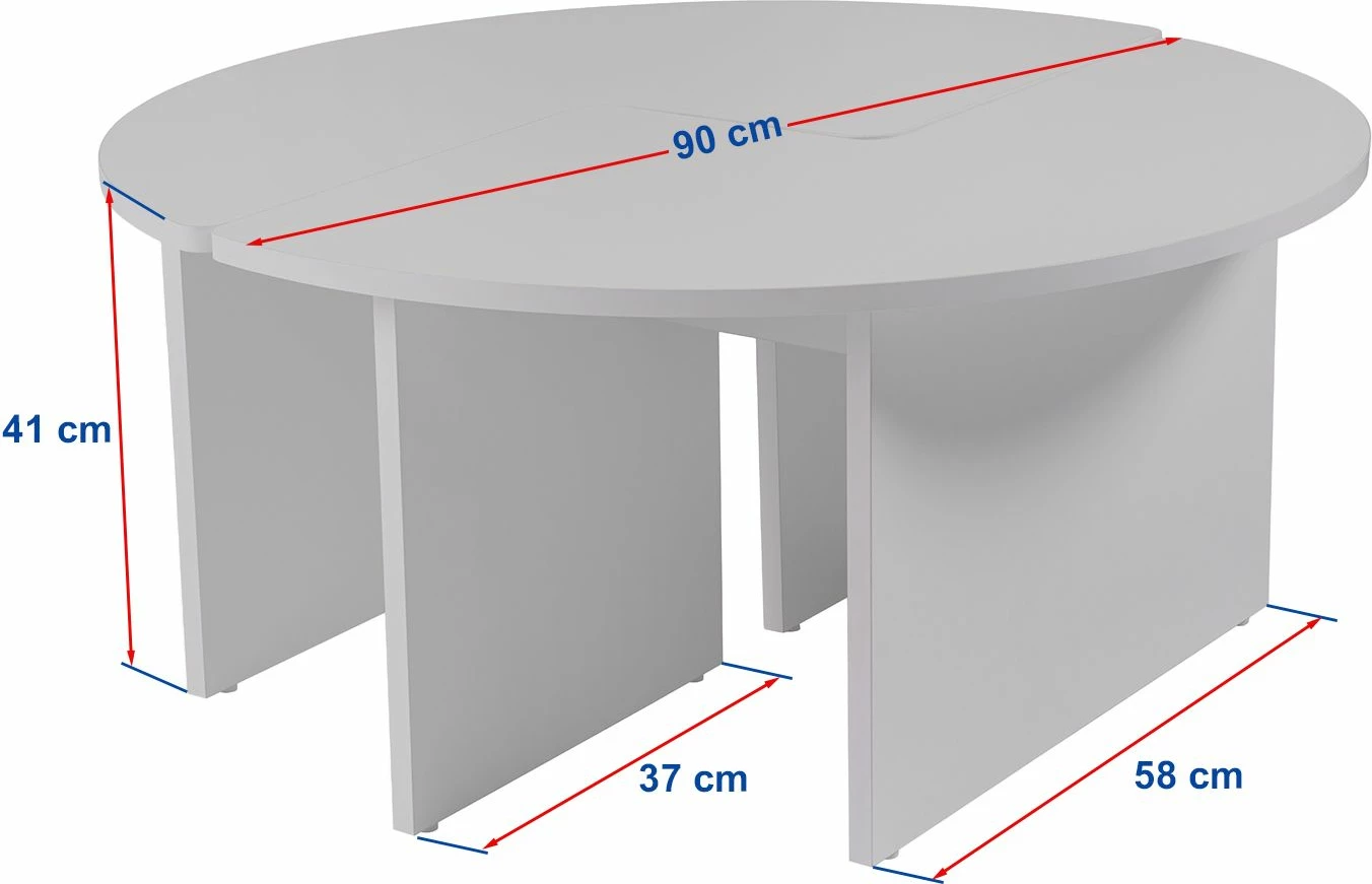 Tavolinë kafeje Nordure, Moira, ngjyrë arre