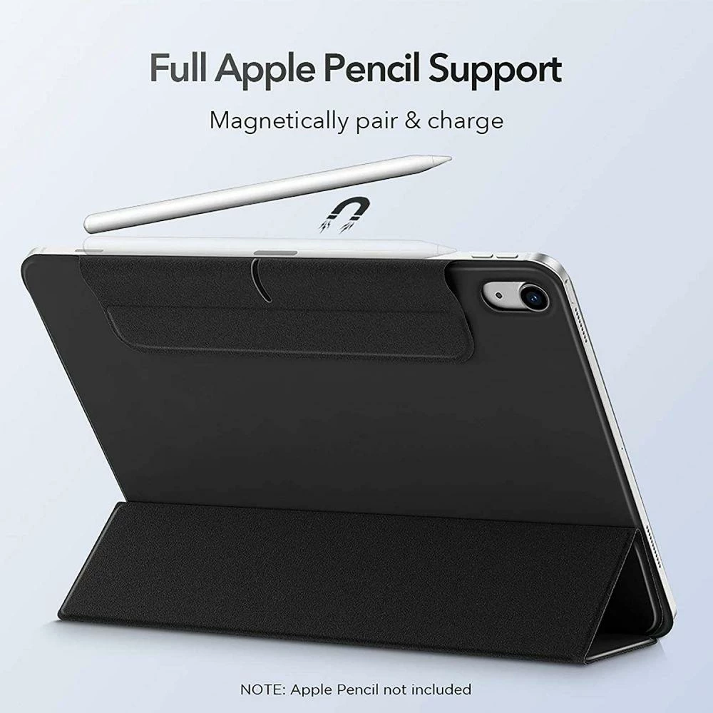 Mbështjellës magnetik ESR Rebound Magnetic për iPad Air 10.9\" (2020 4th gen / 2022 5th gen), me kapak, me stand, i zi, 1 copë