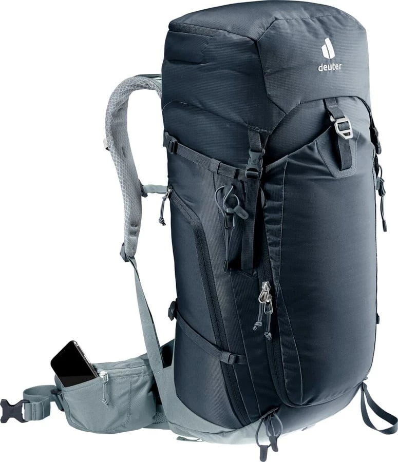Çantë shpine Deuter Trail PRO 36 për femra, e zezë