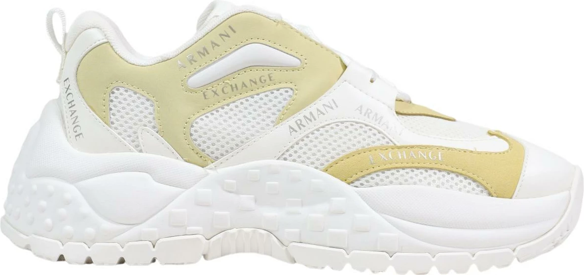 Atlete për femra Armani Exchange XDX120 XV708, të bardha/verdhë