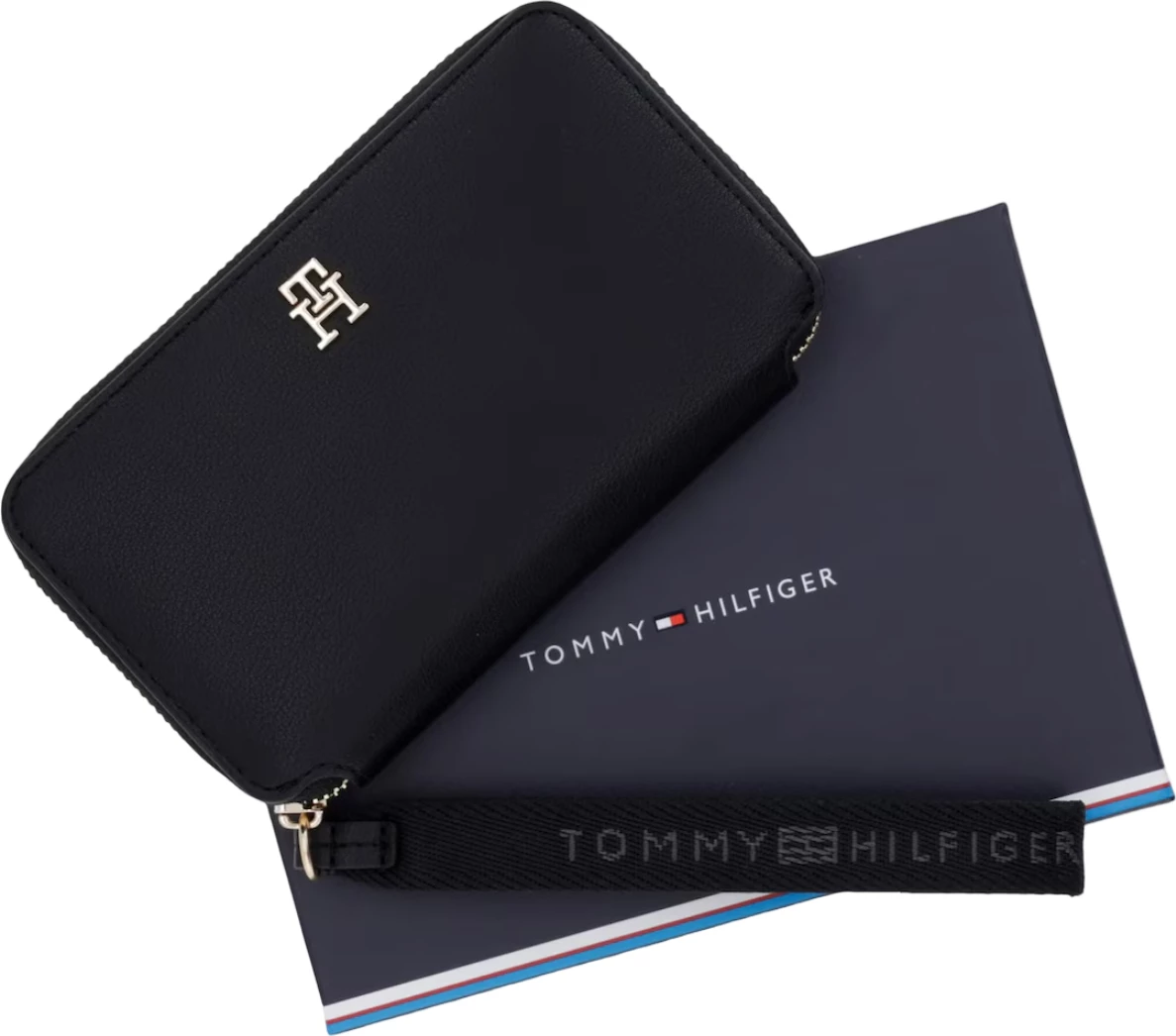 Portofol për femra Tommy Hilfiger AW0AW18699, i zi