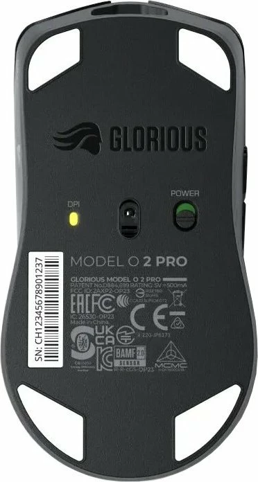 Maus Glorious Model O 2 Pro GLO-MS-POWV2-1K-B, Wireless 2.4GHz + USB, 26000 DPI, 1000 Hz, 6 butona, e zezë