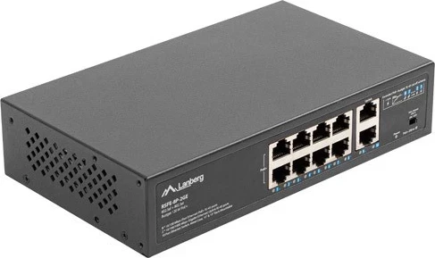 Switch Lanberg RSFE-8P-2GE-120, i zi