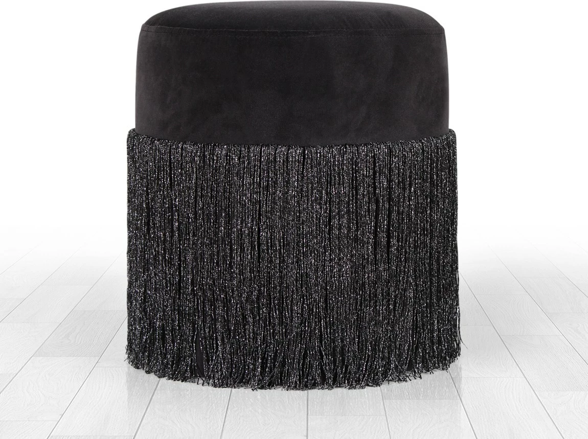 Puf Atelier del Sofa, ngjyrë e zezë, Merkur