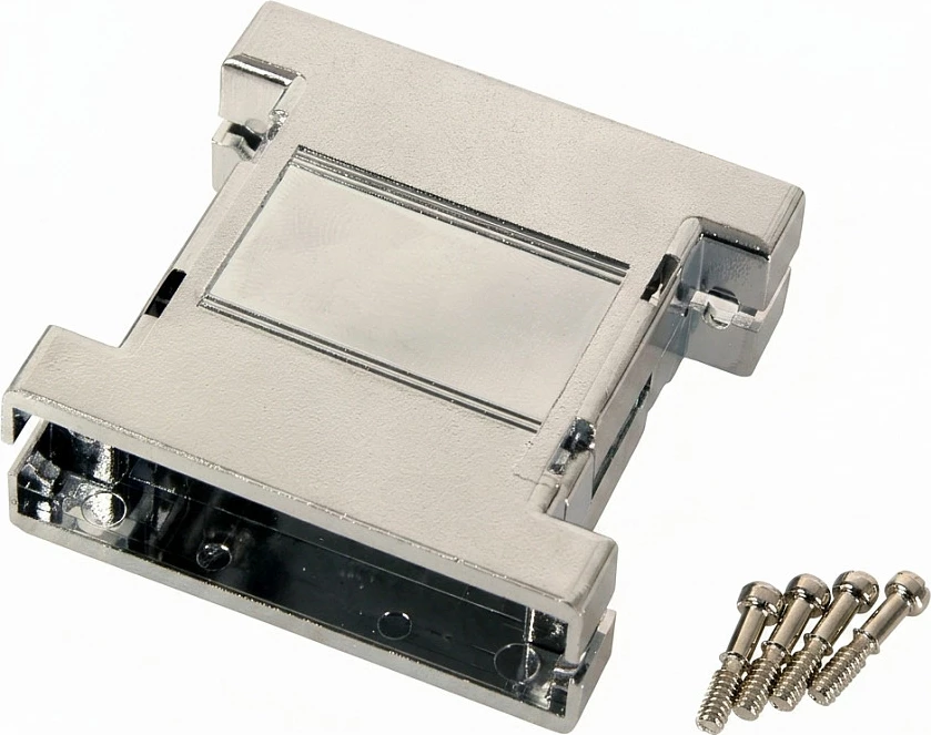 Kasë lidhësi EFB Elektronik D-Sub 15-pin, metalike e metalizuar, argjendtë