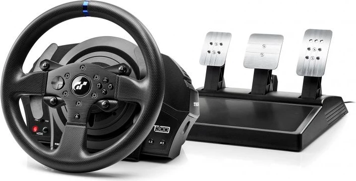 Kontroller loje me timon dhe pedale Thrustmaster T300 RS GT Edition 4160681 set 3 pedale, force feedback, i përparuar, Black