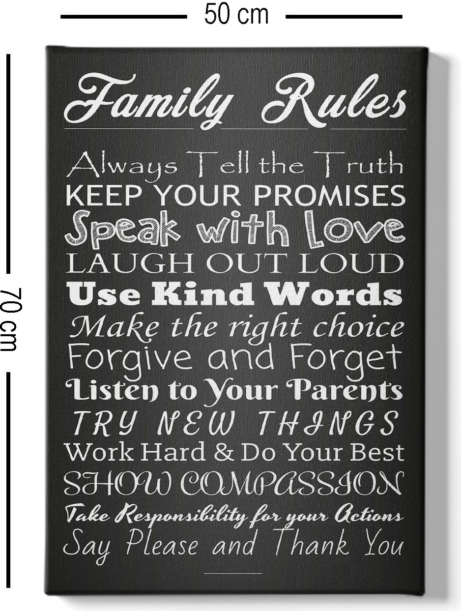 Tabllo dekorative kanavacë, Wallity, 50x70cm