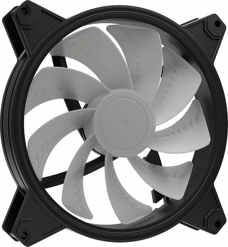 Ventilator kasë PC Modecom Volcano Apex 140 ARGB Reverse FAN-APEX-140R-ARGB-100 140 mm, 4-pin PWM, 1400 rpm, ARGB, i zi