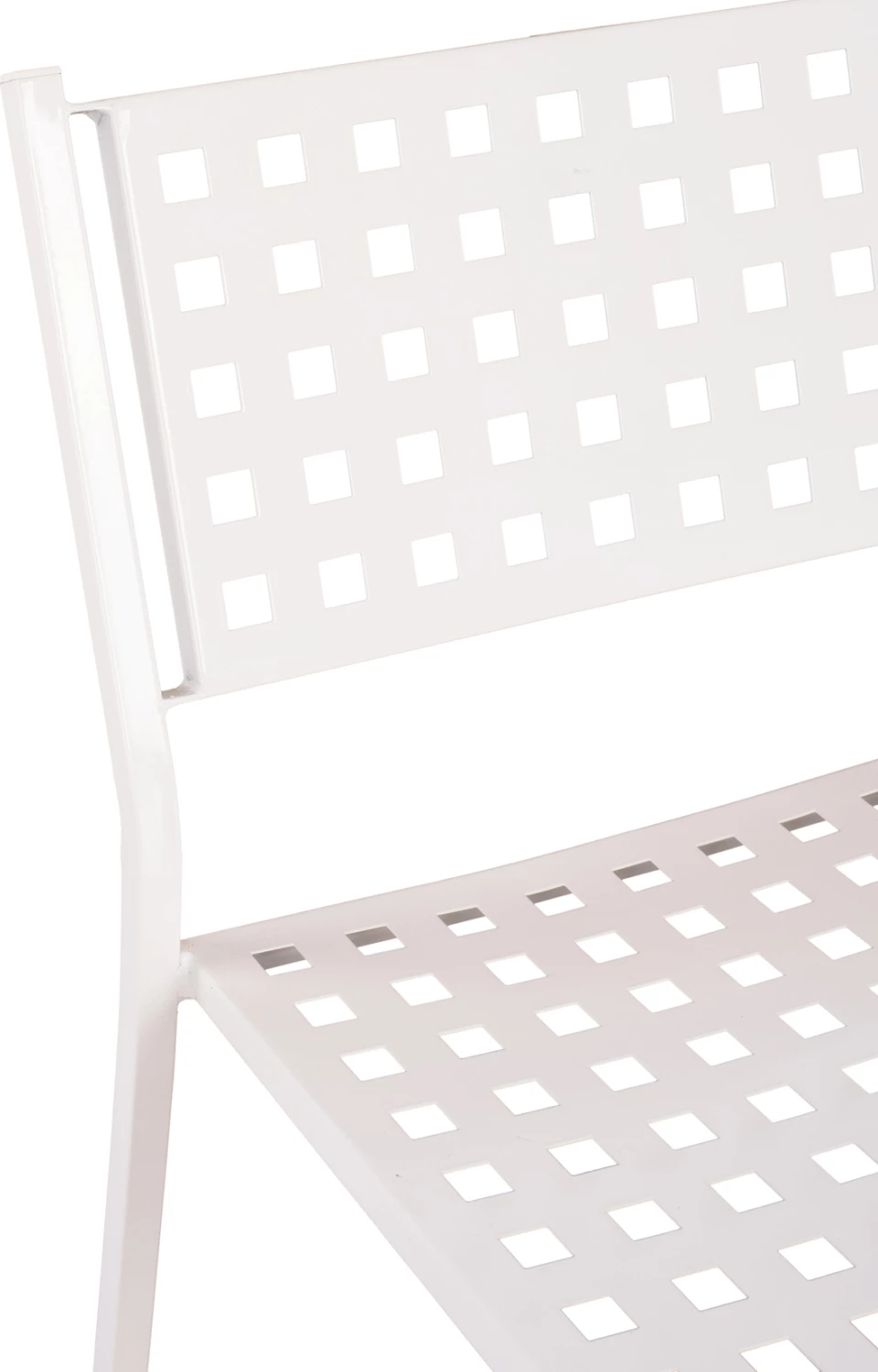 Karrige për bar Olympias Metalike FH5528.02 ngjyrë e bardhë 47x58x111 cm