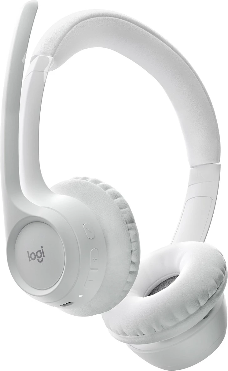 Headset Logitech Zone 300 wireless, 20 orë bateri, Bluetooth 5.3, off-white