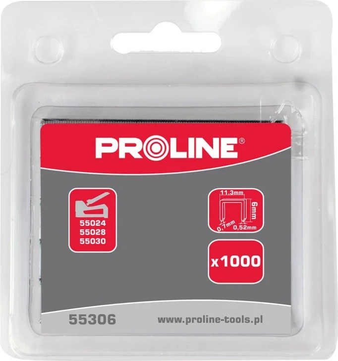 Sponke tapicerie PROLINE 55312, tip A/53, 12 mm, 11.3 x 0.7 mm, paketim 1000 copë
