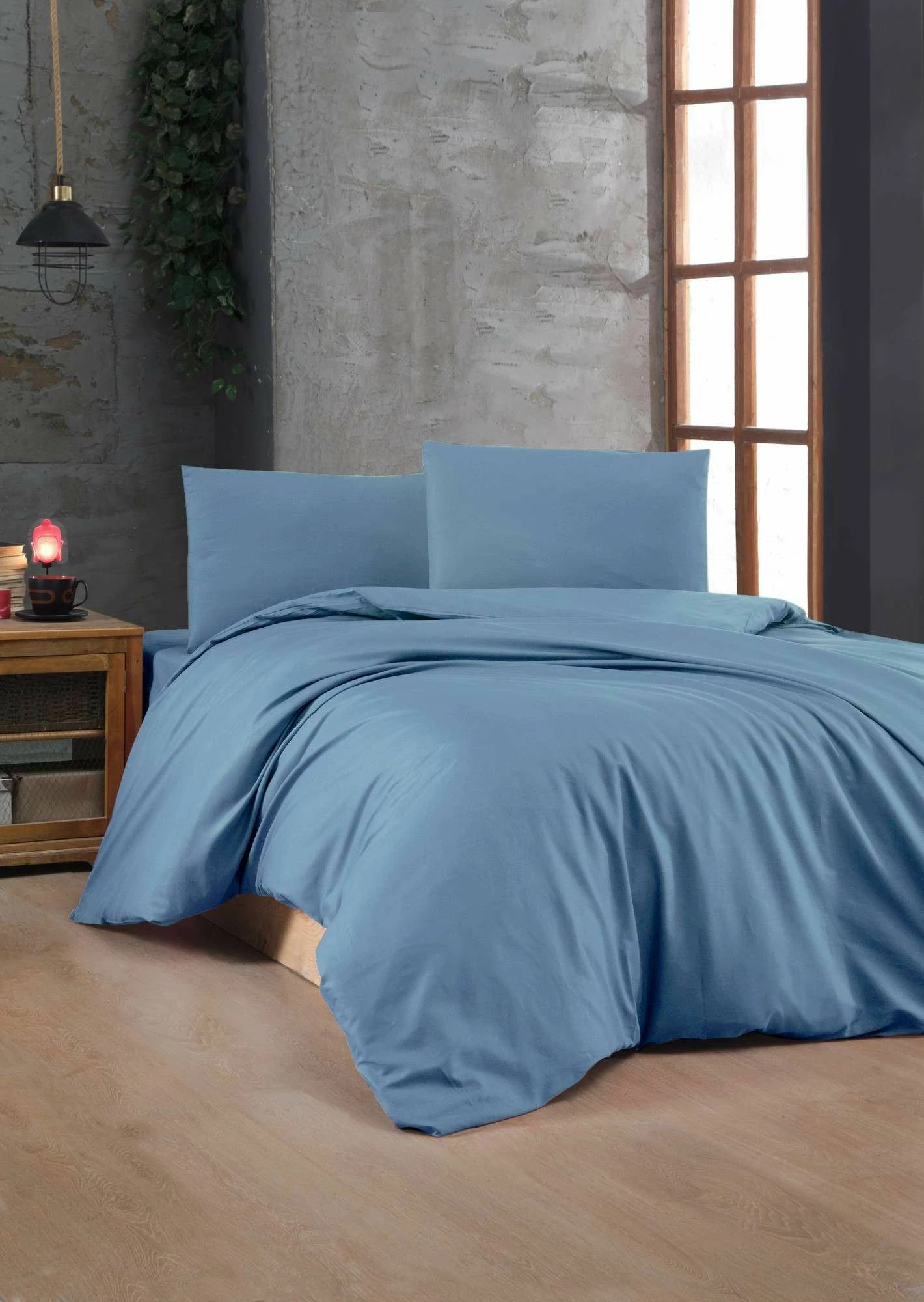 Set mbulesë për jorgan super king, ngjyrë kaltër, L'Essentiel Linge de Maison