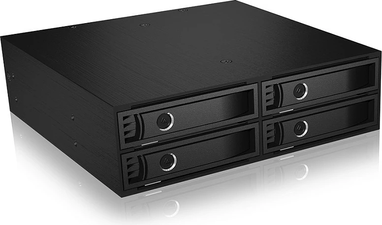 Kafaz hot-swap ICY BOX IB-2242SSK, 4x 2.5" SATA III, 5.25", me kyç, i zi