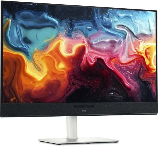 Monitor Dell S3225QC 32" 4K QD‑OLED me tingull hapësinor 3D me AI, zi
