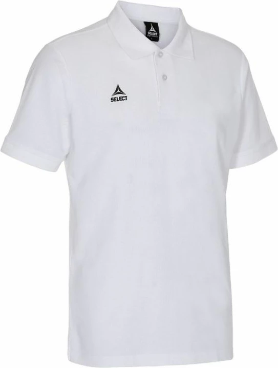 Maicë polo Select për meshkuj, e bardhë