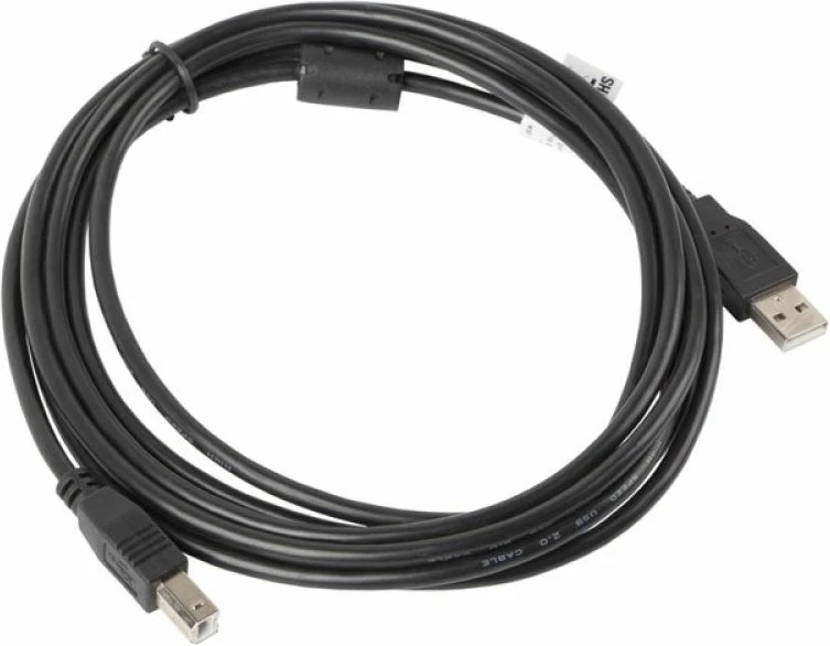 kabllo USB 2.0 Lanberg CA-USBA-11CC-0030-BK, e zezë, 3m