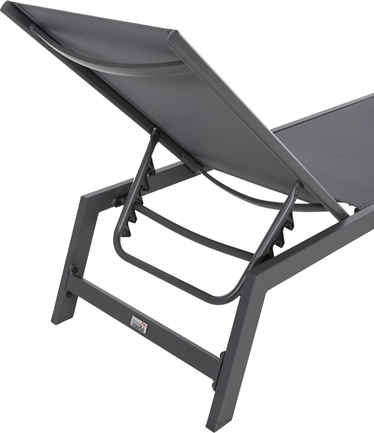 Shezlong alumini me mbështetëse koke RABIA FH5982.03 në antracit 191,5x60x89,5Hcm