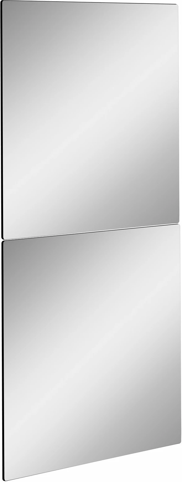 Pasqyrë drejtkëndore Skye Decor, argjend, 30x60cm, 2 copa