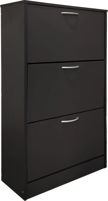 Raft këpucësh Savaz, ngjyrë antracit, 60x24x114cm