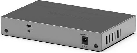Switch NETGEAR GS105P, 5 porta Gigabit, 4 porta PoE+, montim desktop/mur, gri