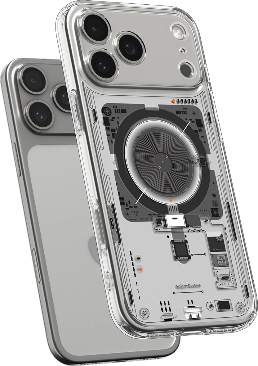 Mbështjellës Spigen Ultra Hybrid MagSafe për iPhone 17 Pro, Transparent