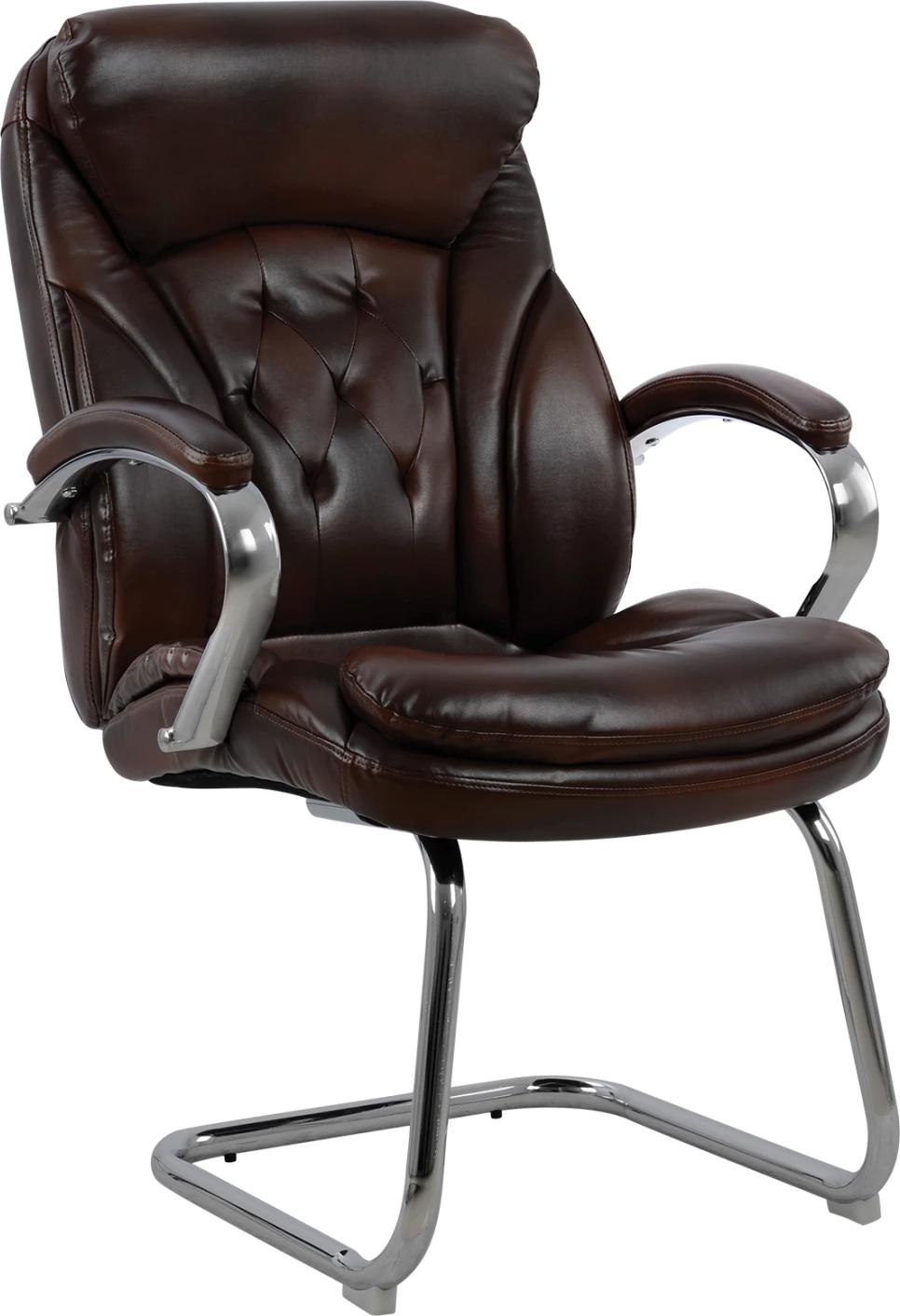 Karrige për konferenca FH1100.09 kafe 65x52x105 cm, set prej 2 copë