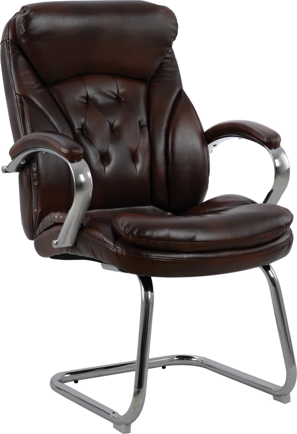 Karrige për konferenca FH1100.09 kafe 65x52x105 cm, set prej 2 copë