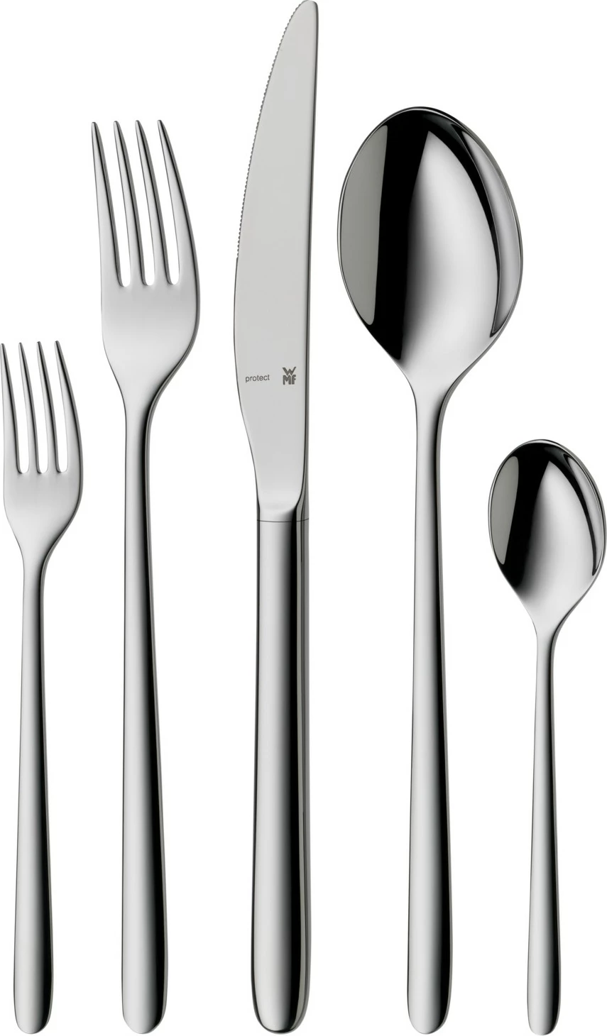 Set takëmesh WMF Flame plus 66 copë për 12 persona, inoks
