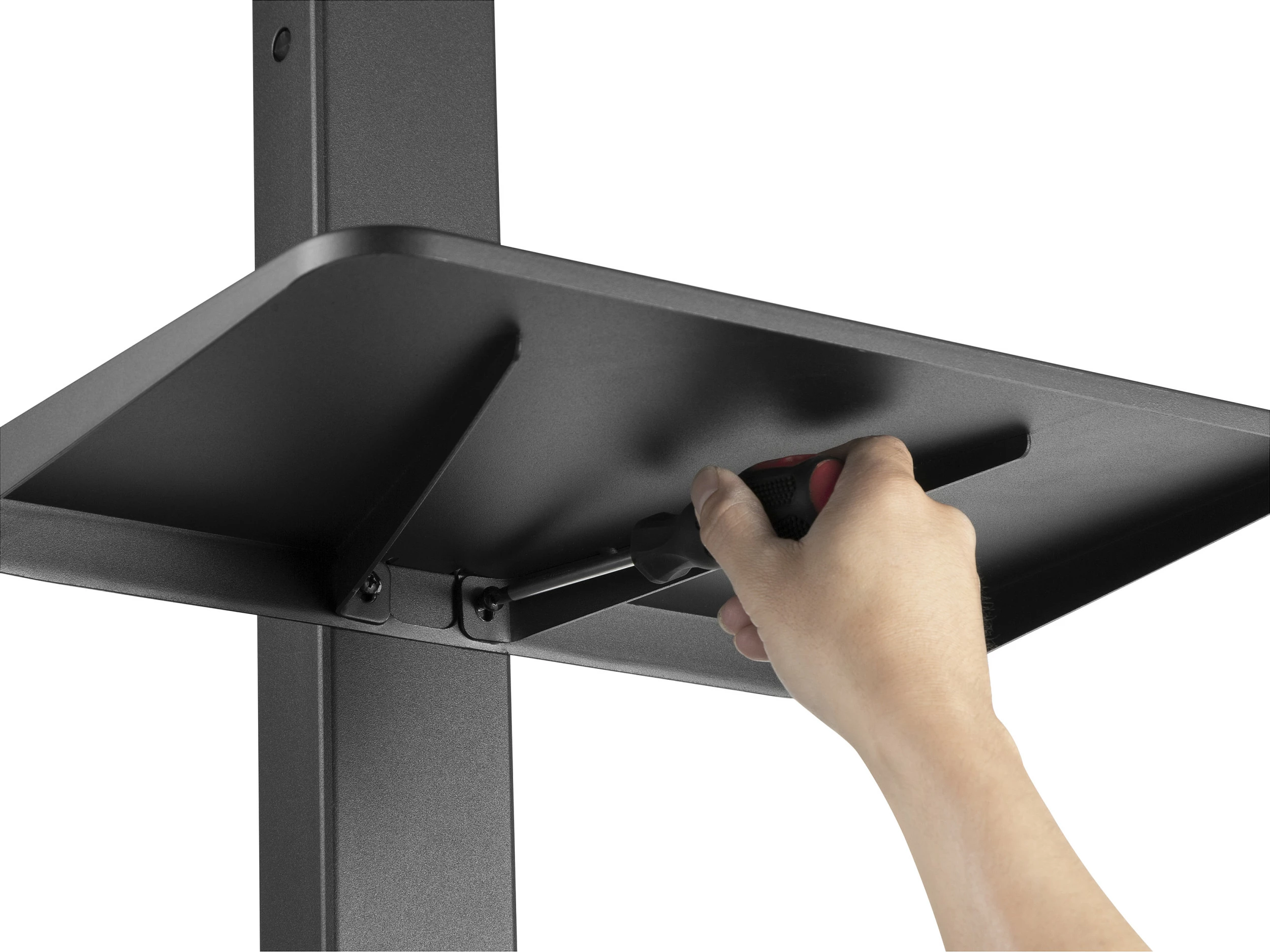Stativ dyshemeje për TV EQUIP 650613, 37-75", VESA 600x400, 40 kg, i zi