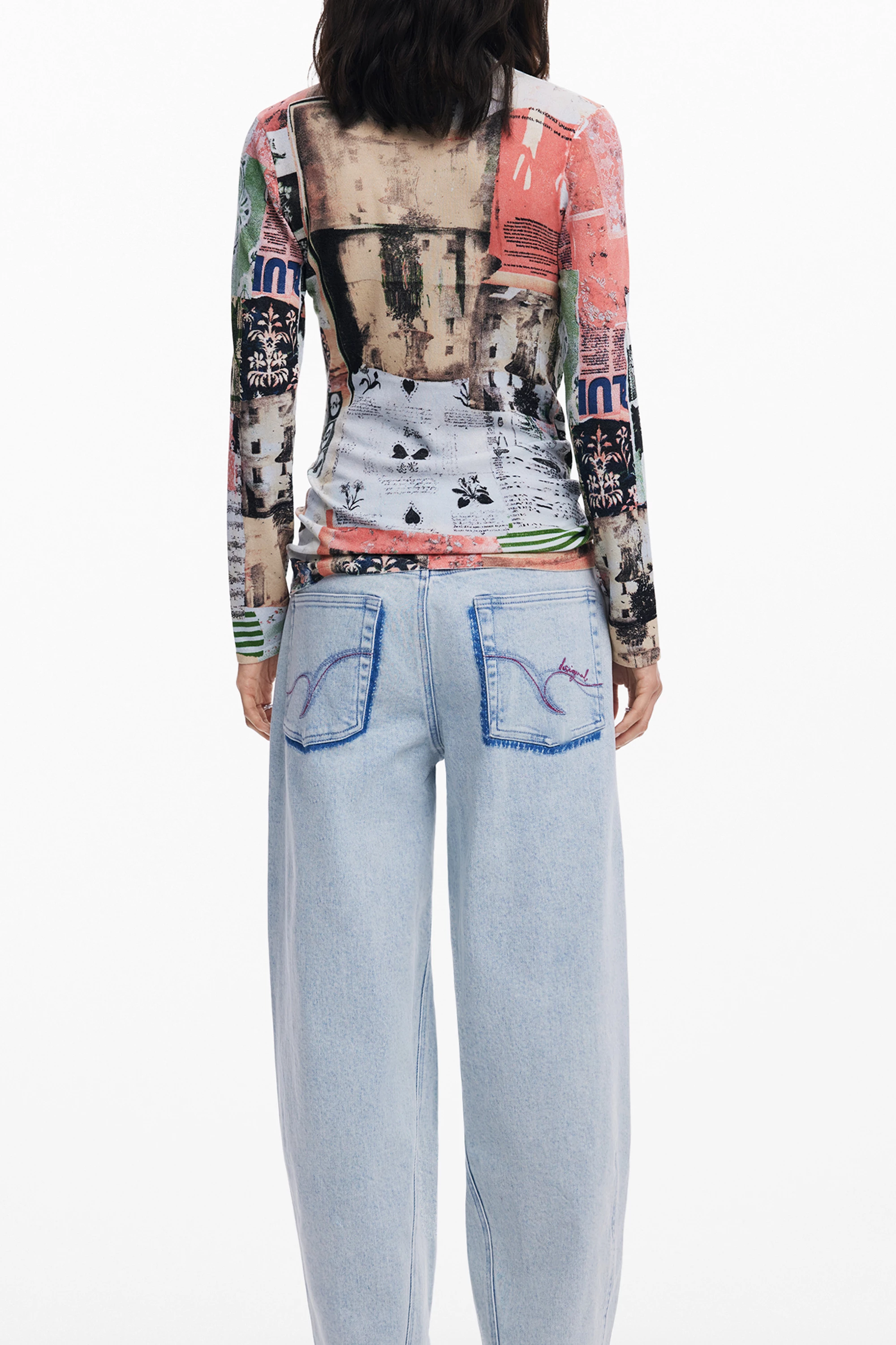 Xhemper femra DESIGUAL Montreal Jerseys, rozë [Madhësia: XS]