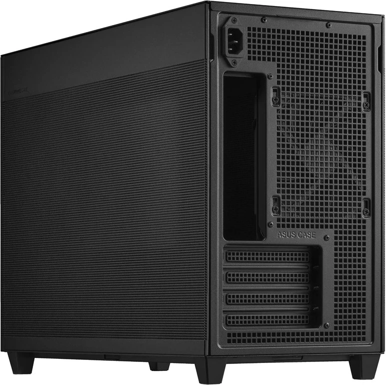 Kasë ASUS AP201 PRIME TG Mini Tower e Zezë