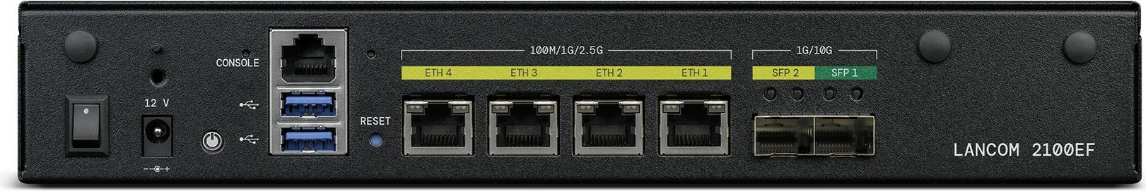 Router SD-WAN LANCOM 2100EF, 3 porta LAN, 2 porta SFP+, 1U, i zi