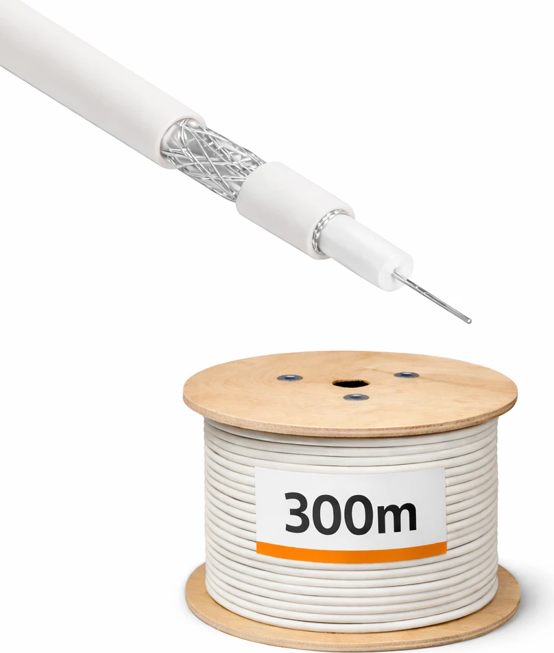 Kabëll koaksial TV 1×300 m