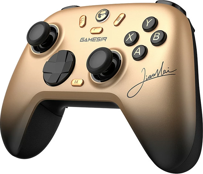 Kontroller GameSir N2 Lite për Switch, Bluetooth/RF/USB, bateri 600 mAh, ari/zezë