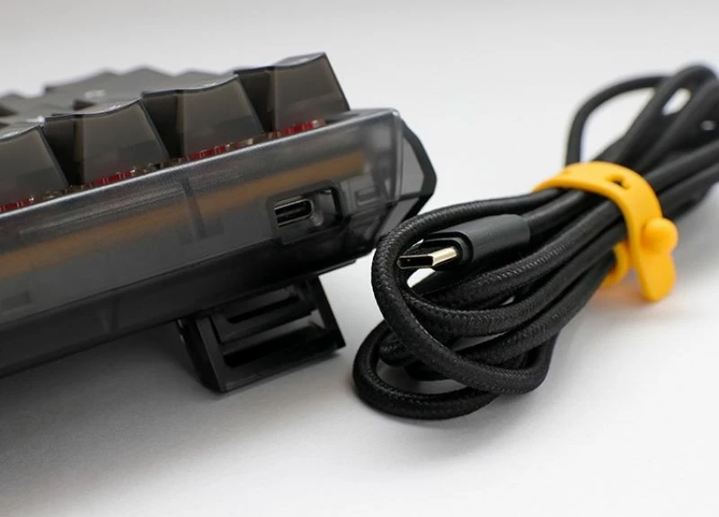 Tastierë gaming Ducky One 3 Aura Black Mini, RGB LED, MX Silent Red