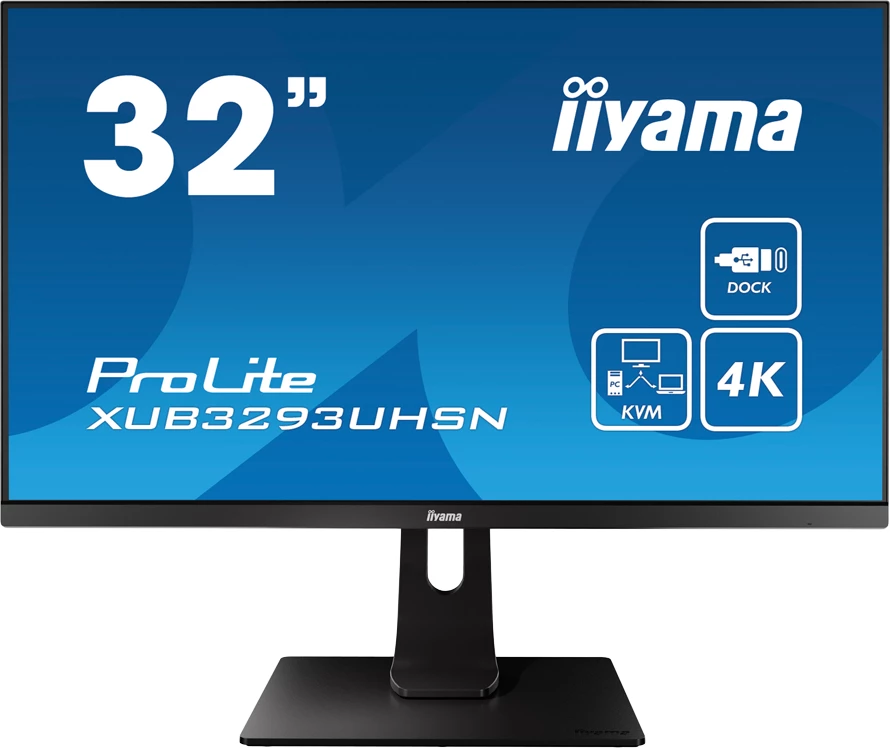 Monitor biznesi IIYAMA ProLite XUB3293UHSN-B5 32" 4K UHD IPS 60Hz 4ms 350 cd/m², i zi