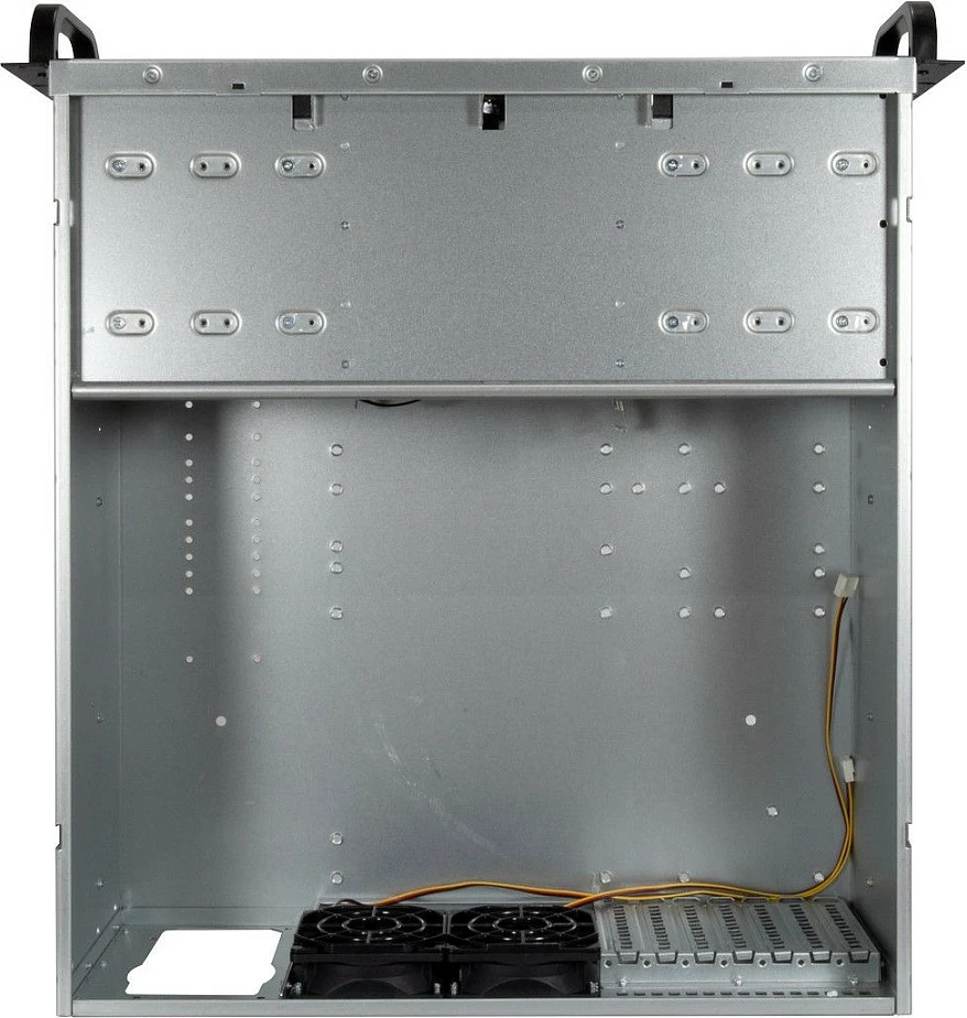 Kasë serveri Inter-Tech 4U 40248, Rack 4U, ATX/micro ATX/Mini-ITX/SSI CEB, 11x 3.5" + 4x 2.5", USB 3.2, e zezë/hiri