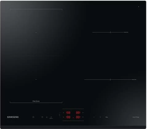 Pllakë gatimi induksion, Samsung, NZ64B5045GK/U2, 4 zona, Flex Zone, 7.4 kW, Wi‑Fi