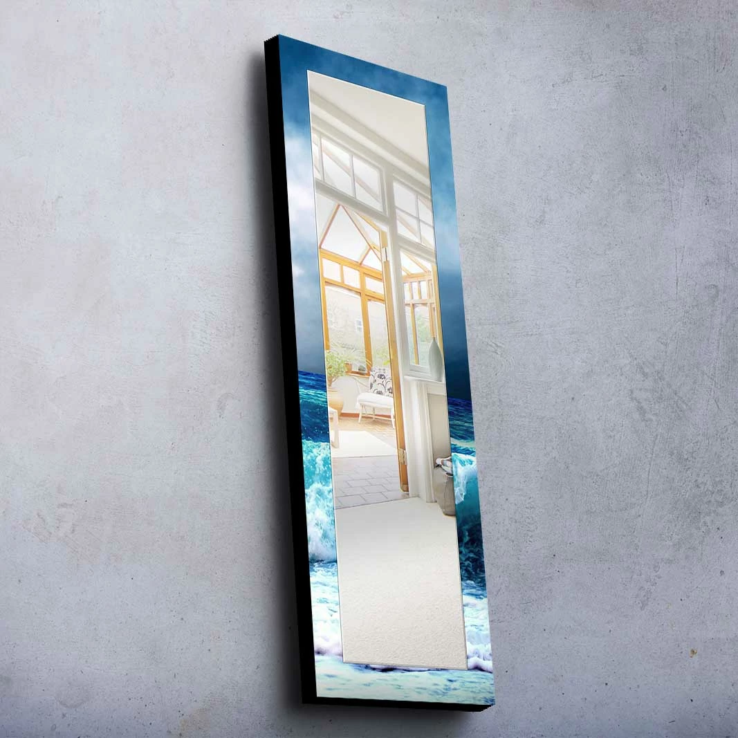 Pasqyrë dekorative murale, shumëngjyrëshe, Wallity 40120MA-028, 40x120 cm